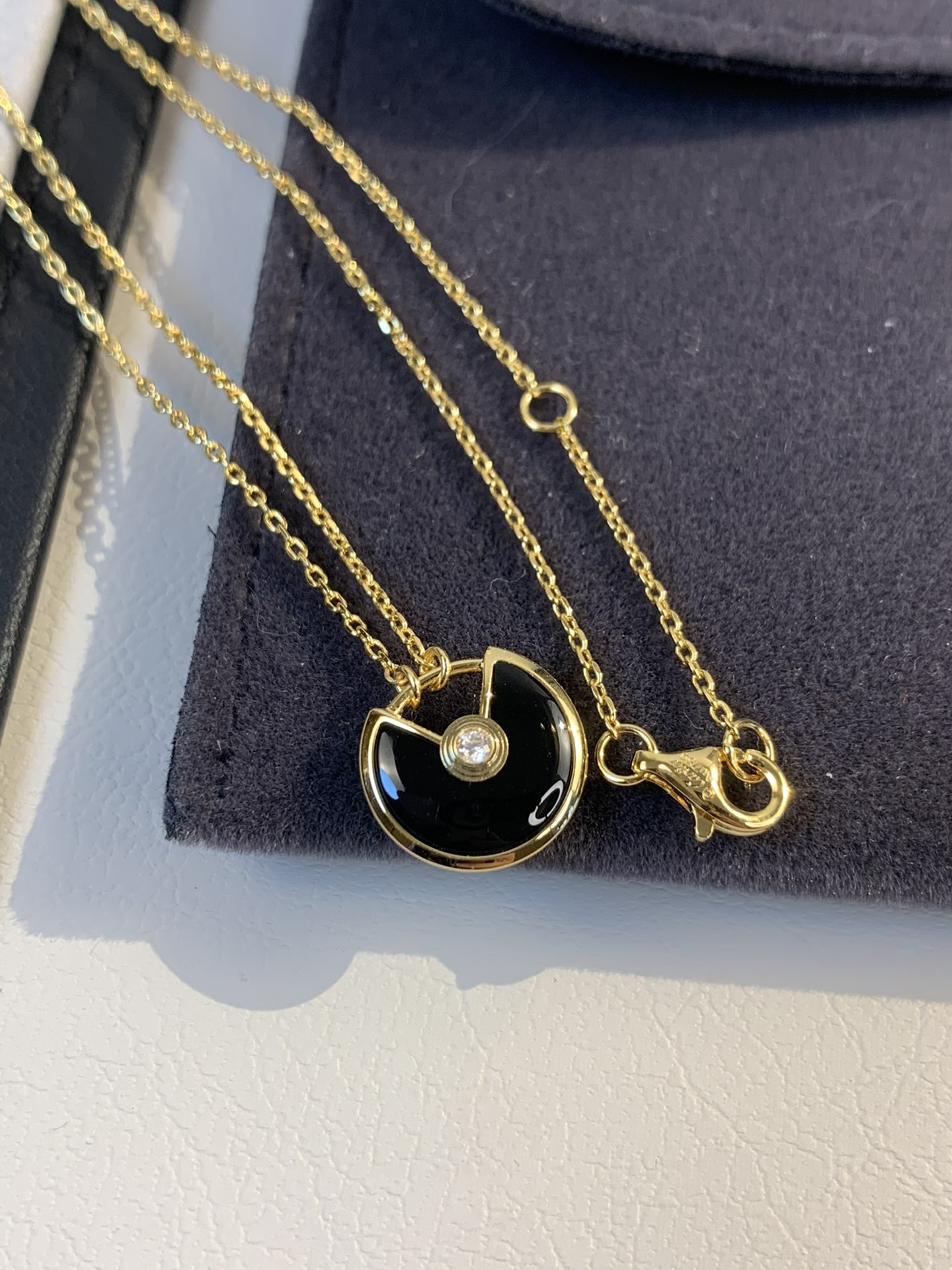 Cartier Black Onyx Necklace