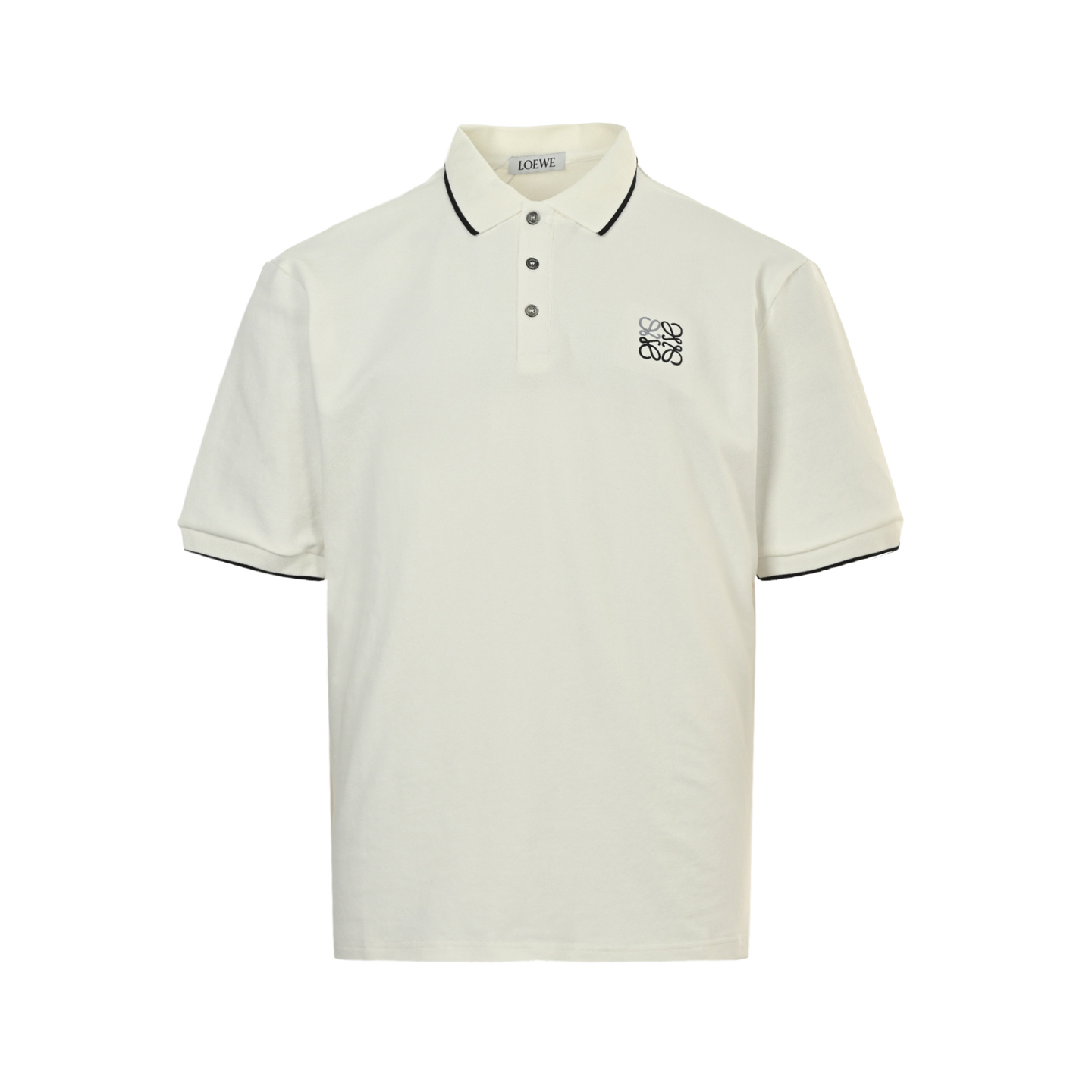 Loewe 25ss logo embroidered Polo short-sleeved