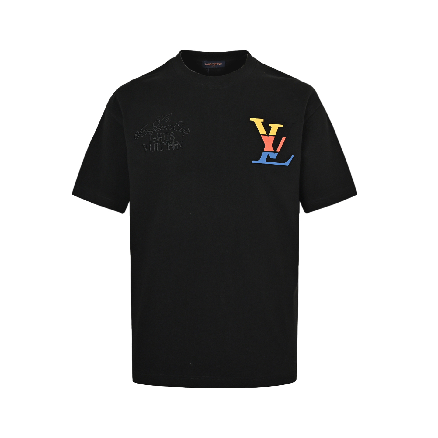 Louis Vuitton 24ss America's Cup co-branded embossed embroidered short sleeves