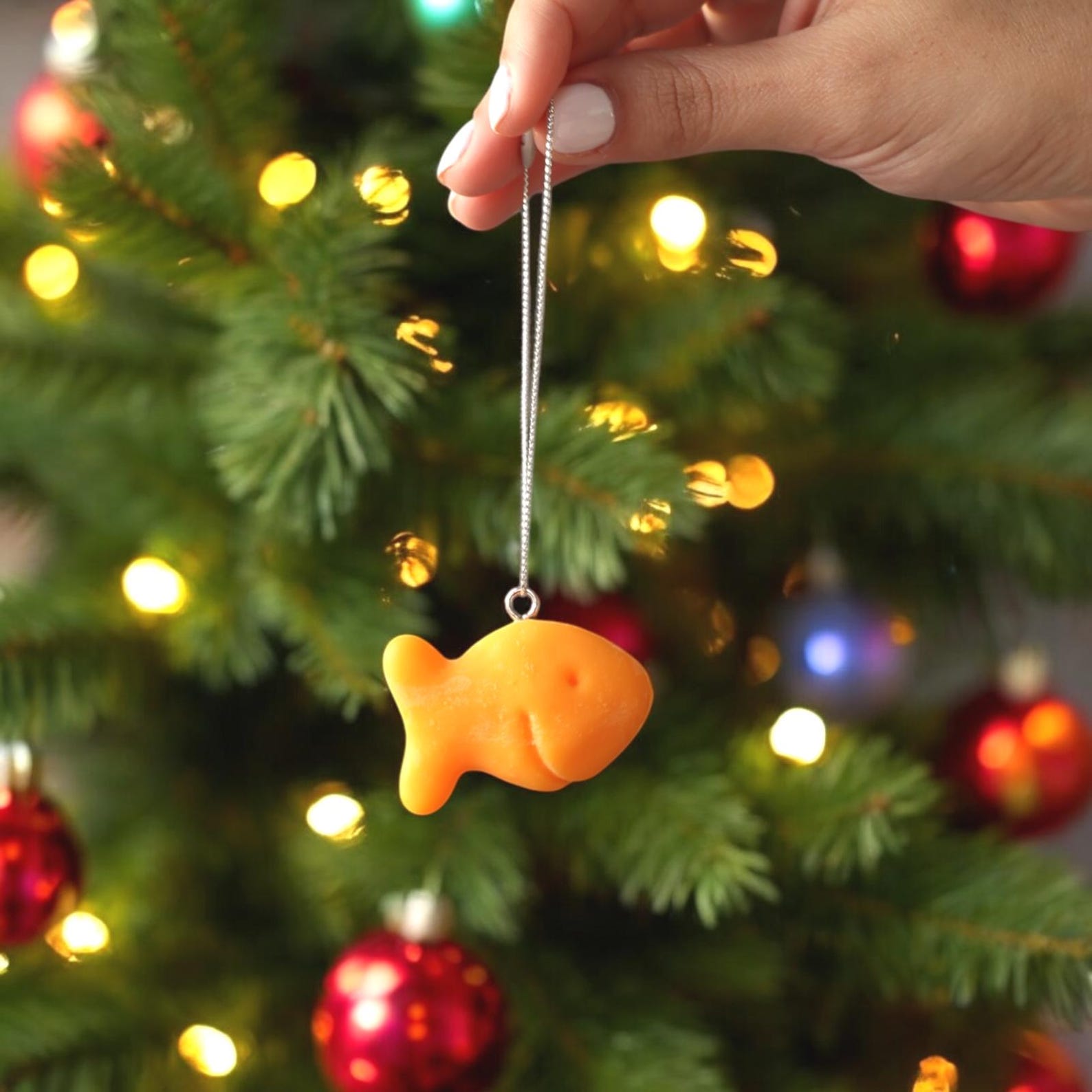 Goldfish Cracker Christmas Ornament