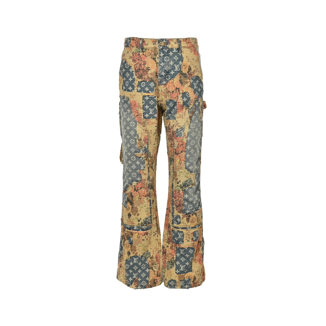 Louis Vuitton Vintage Rose Floral Jeans