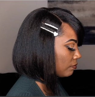 NEW Natural  short bob wig