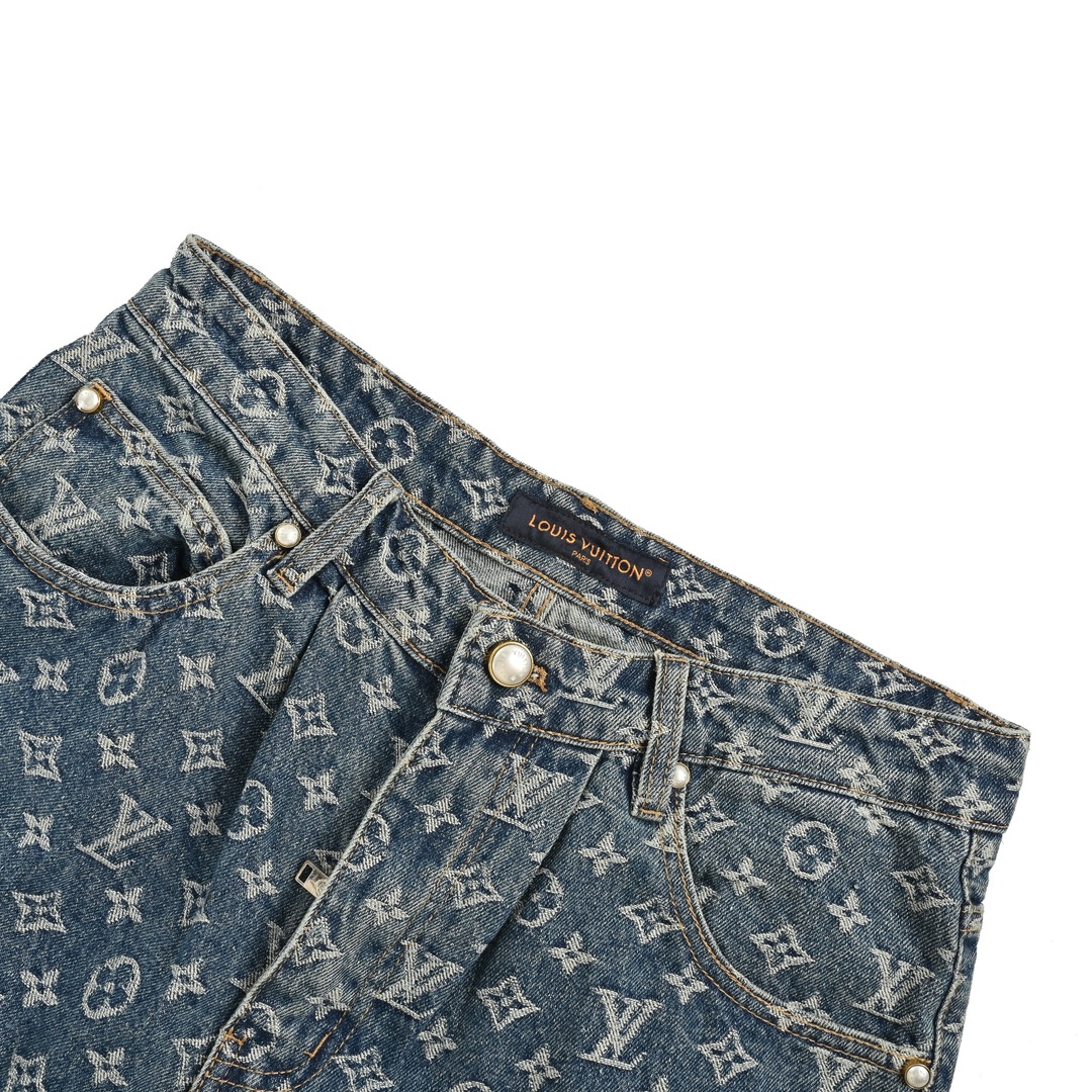 Louis Vuitton 24Fw catwalk denim jeans