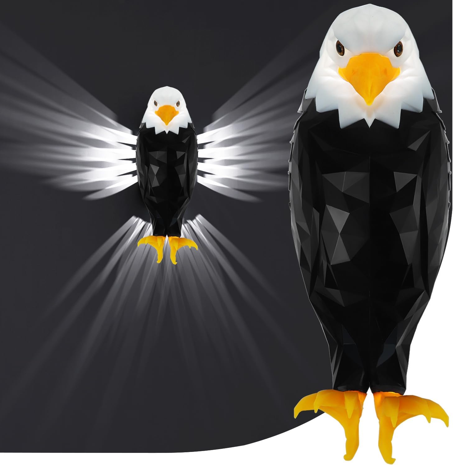 🔥ON SALE🔥Bald Eagle Magnetic Wall Light with Remote Control