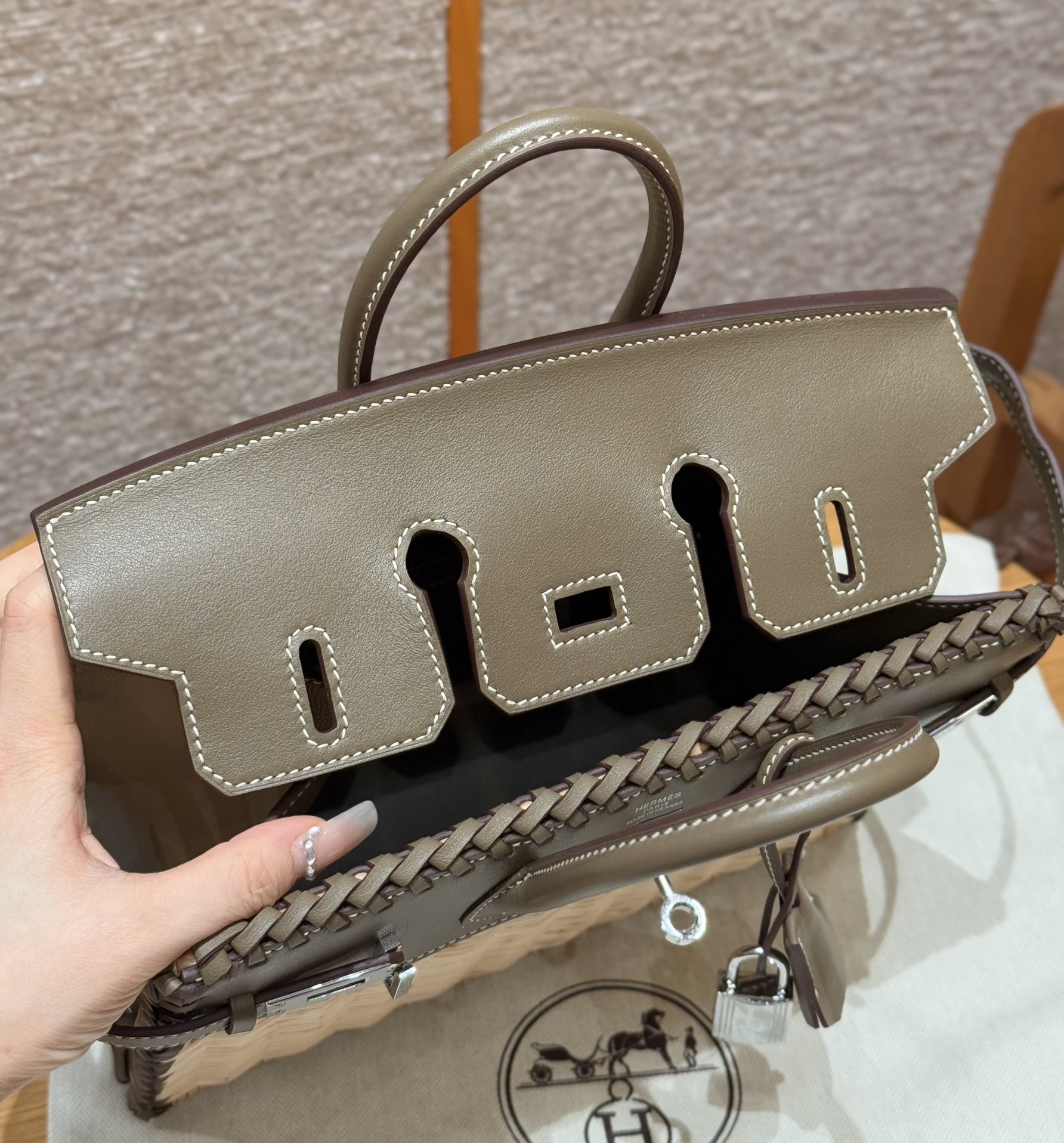 Hermès Birkin Picnic 18Etoupe (Handmade to order)
