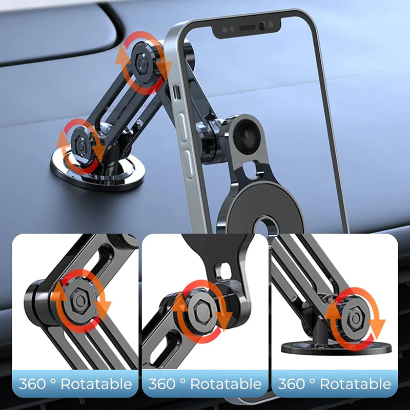 🔥Last Day Promotion 55% OFF--Universal 360° PRO robotic arm magnetic car phone holder