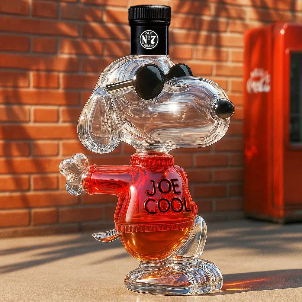 Snoopy Cool Joe Whisky Bottle