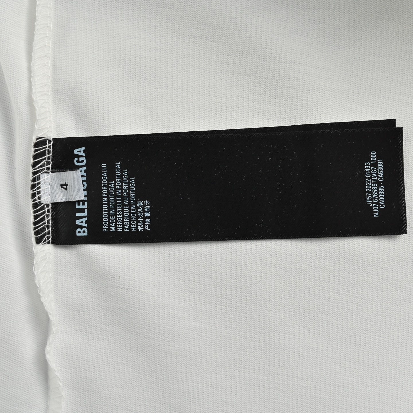 Balenciaga 25ss bag print short sleeve