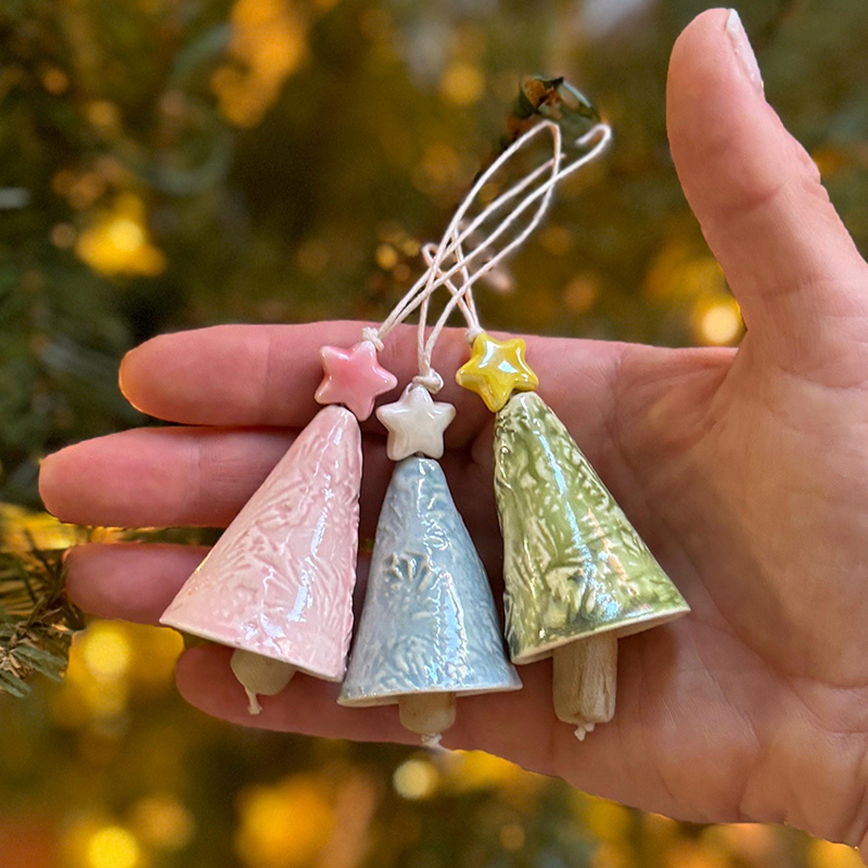 Christmas Tree Bell Ornament