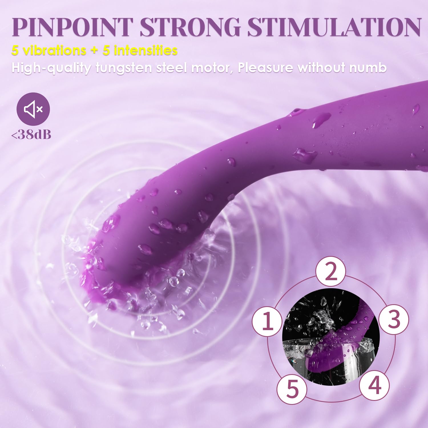 Finger-Shaped G Spot Vibrator