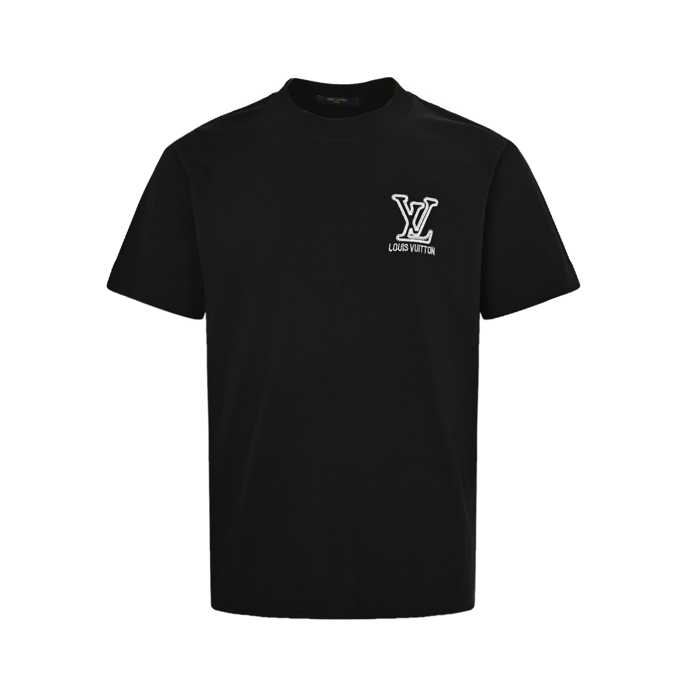 Louis Vuitton 25ss embroidered monogram short sleeve