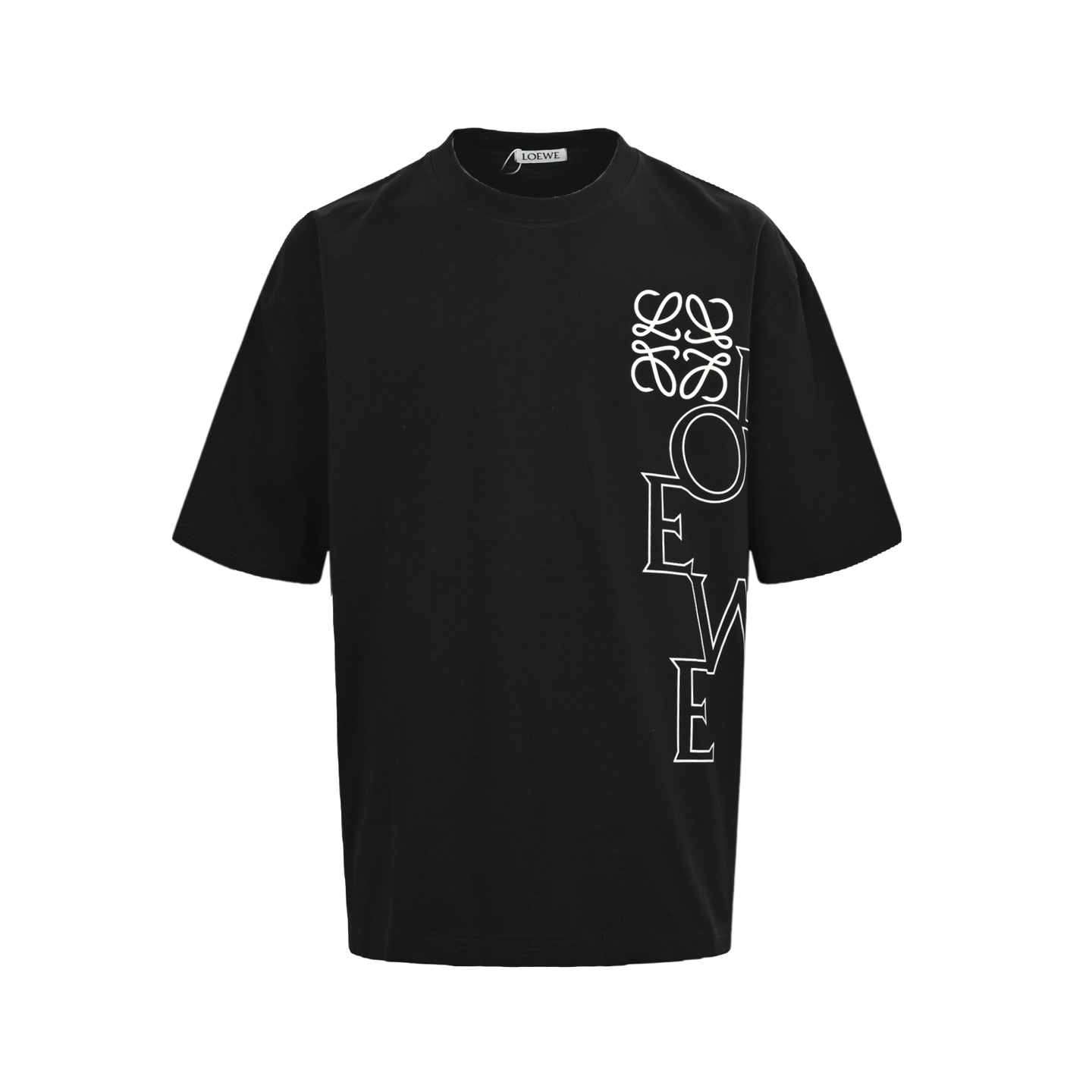 Loewe 25ss hollow letter print short sleeve