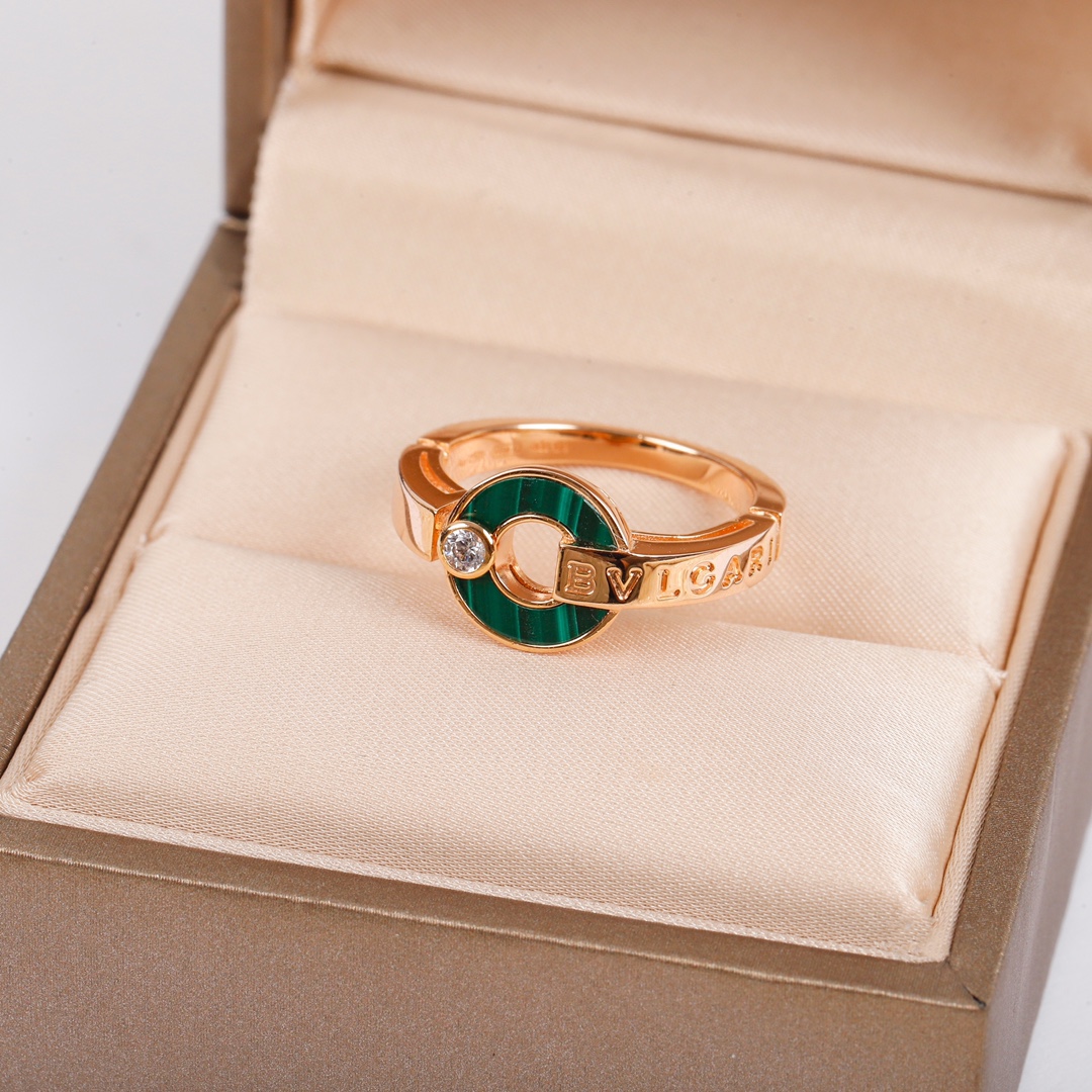 Bulgari Malachite Ring