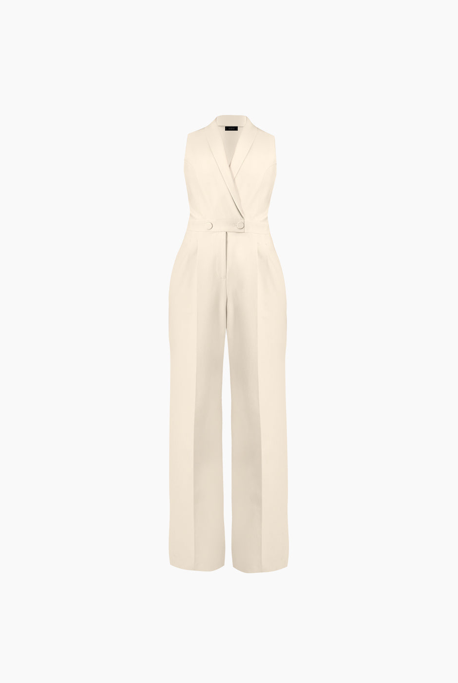 Jumpsuit liso de escote en V