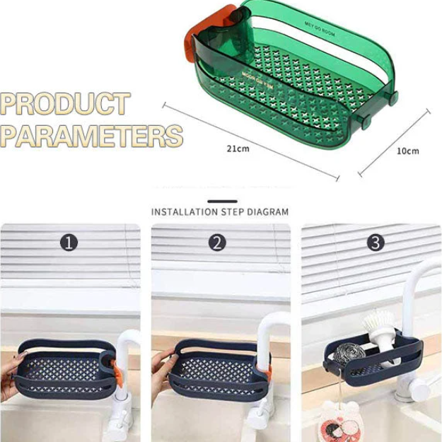 (🔥Early Christmas Sale--48% OFF NOW) 2 in 1 Home Sink Sponge Holder-BUY 3 FREE SHIPPING