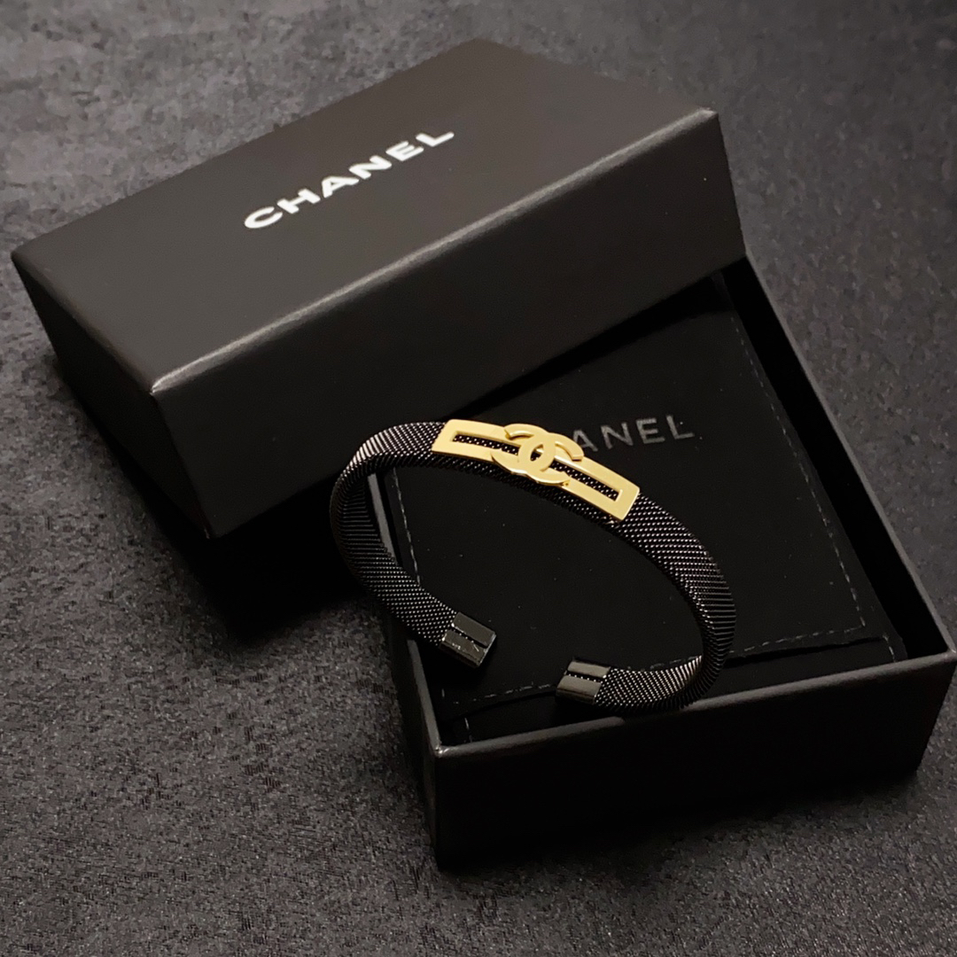 Chanel carbon black bracelet