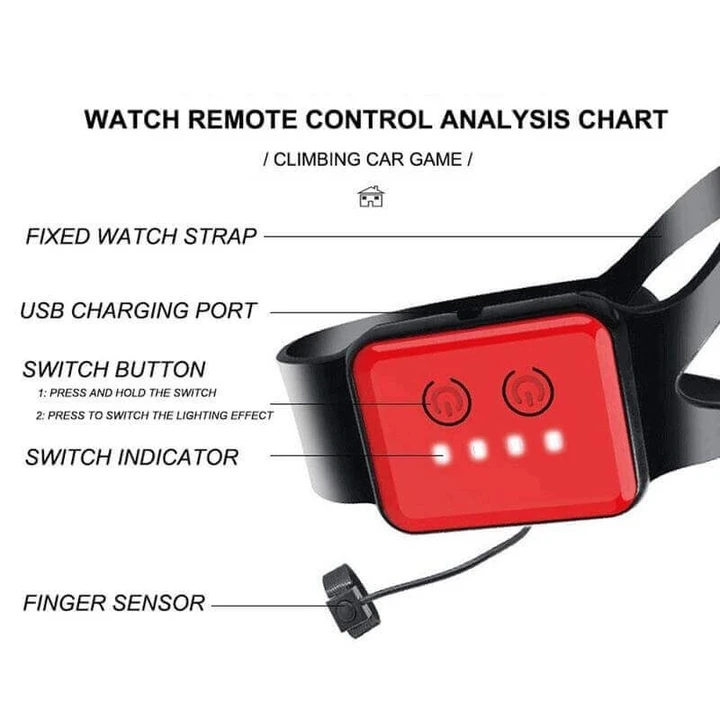 2.4G 4WD Gesture Induction Remote Control Stunt Car