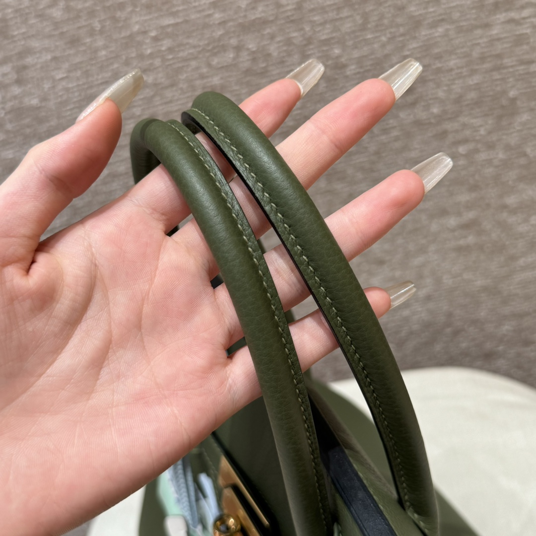 Hermès Birkin 61 Olive Green Handbag(Handmade to Order)