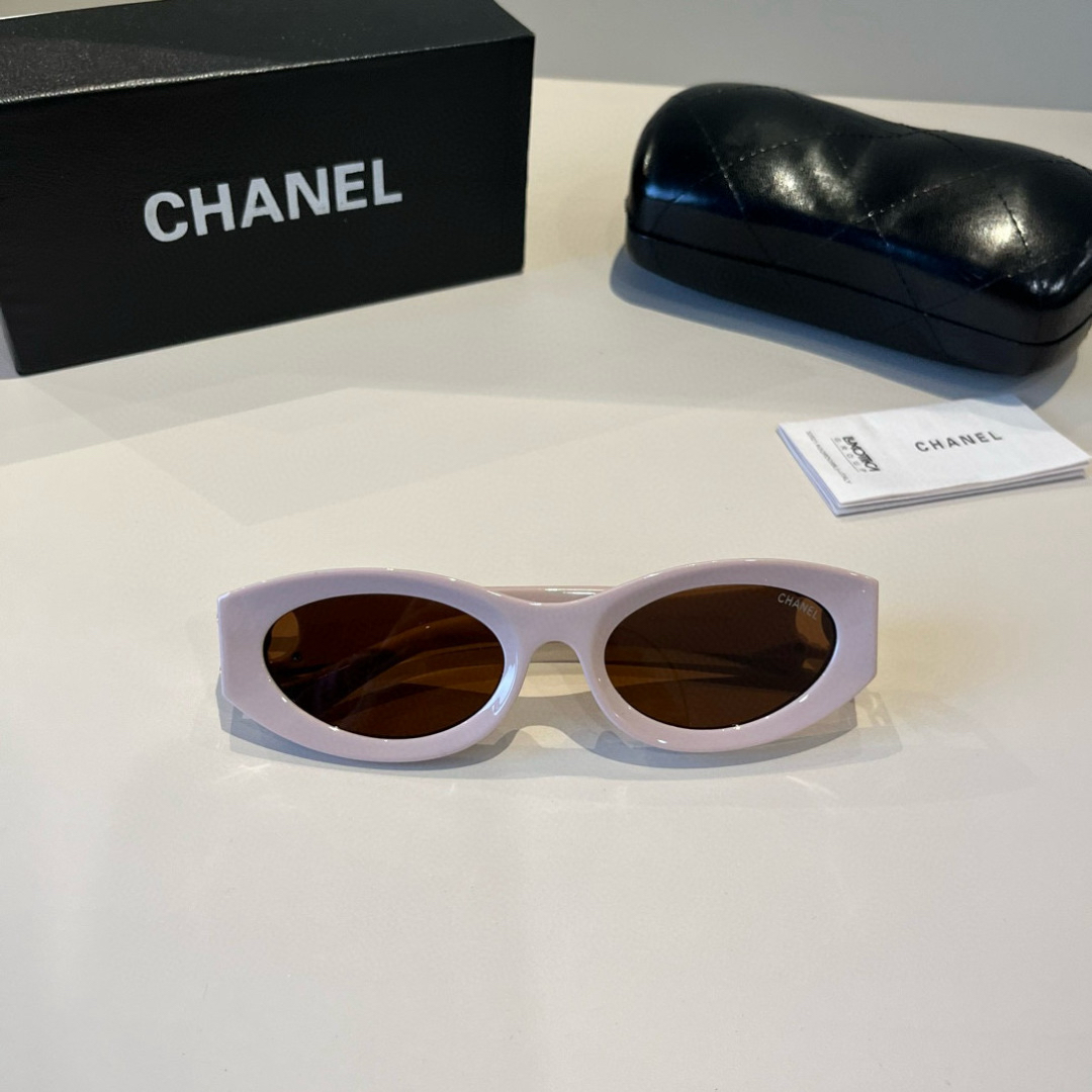 Chanel round frame sunglasses