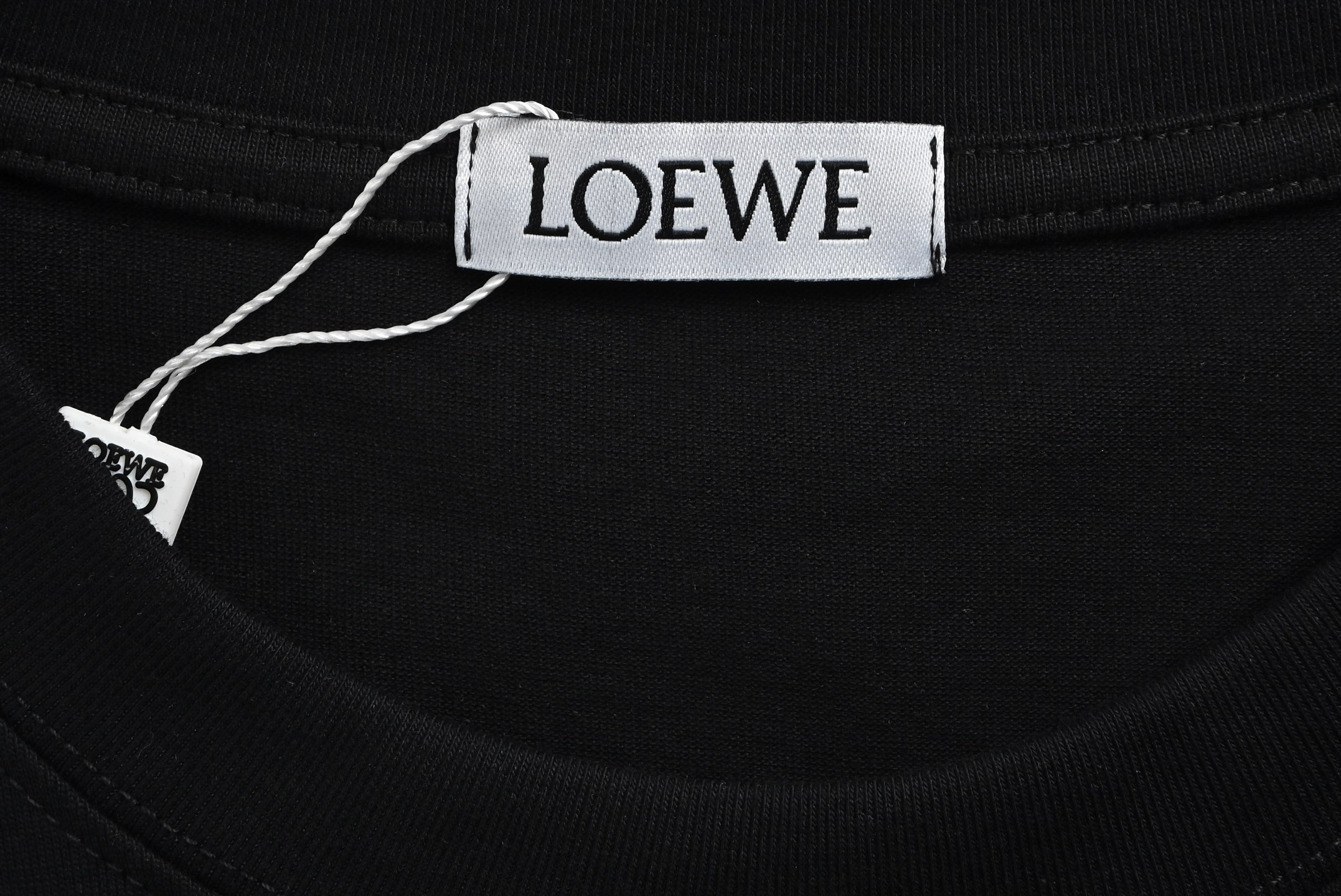 Loewe 25ss fluorescent yellow card short sleeve
