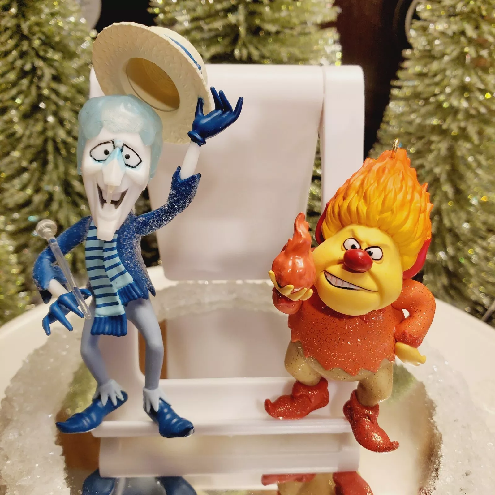 Snow Miser & Heat Miser Keepsake Tree Ornaments