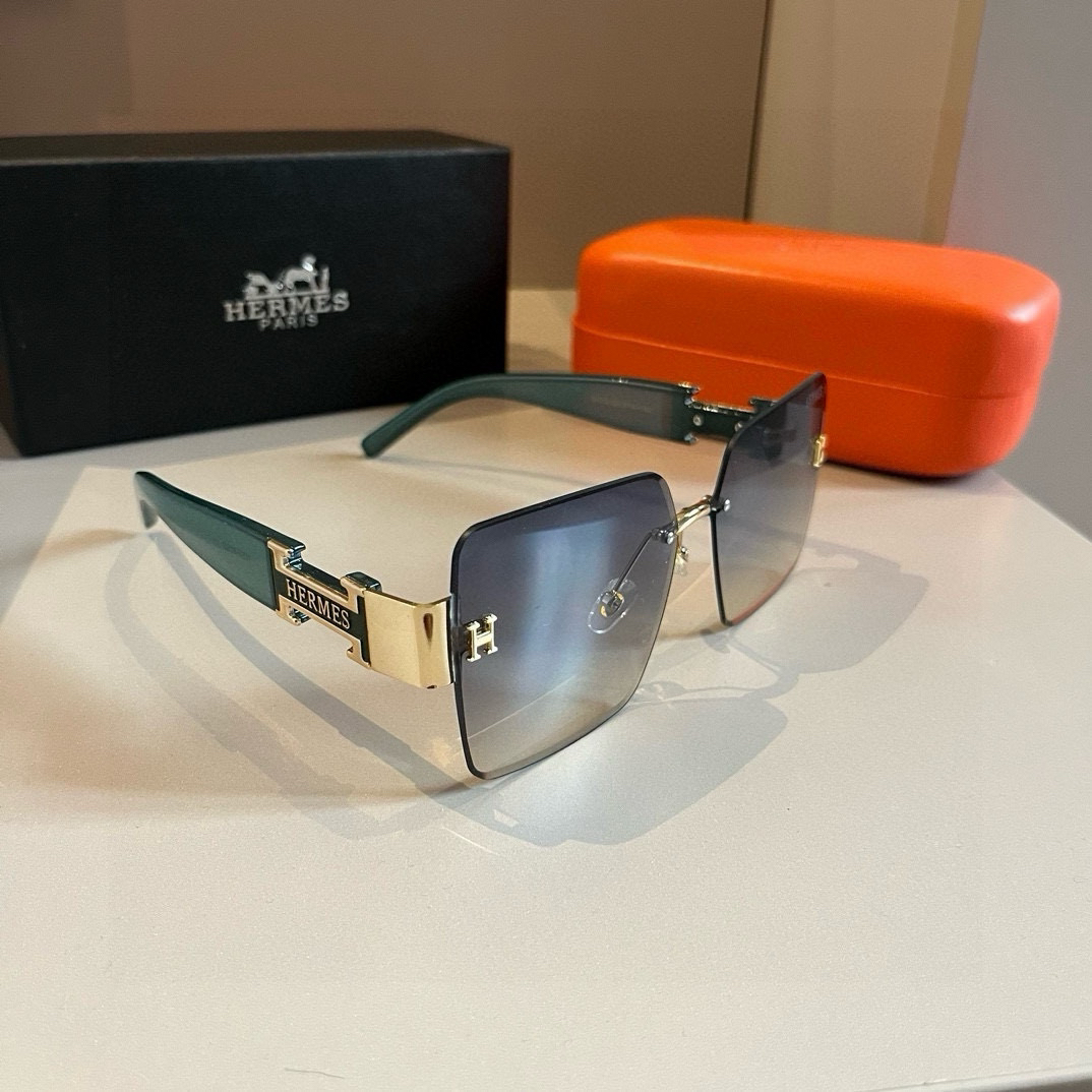 Hermes rimless sunglasses