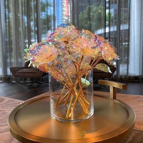 🎁A lovely GIFT! 💐Colorful Crystal Rose（Last day of special sale）