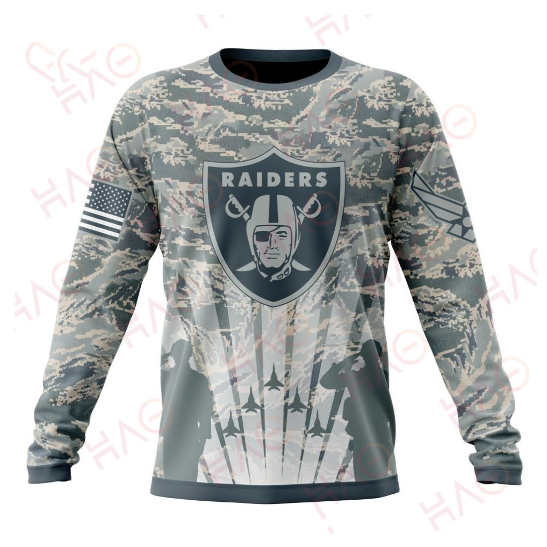 LAS VEGAS RAIDERS 3D HOODIE US AIR FORCE