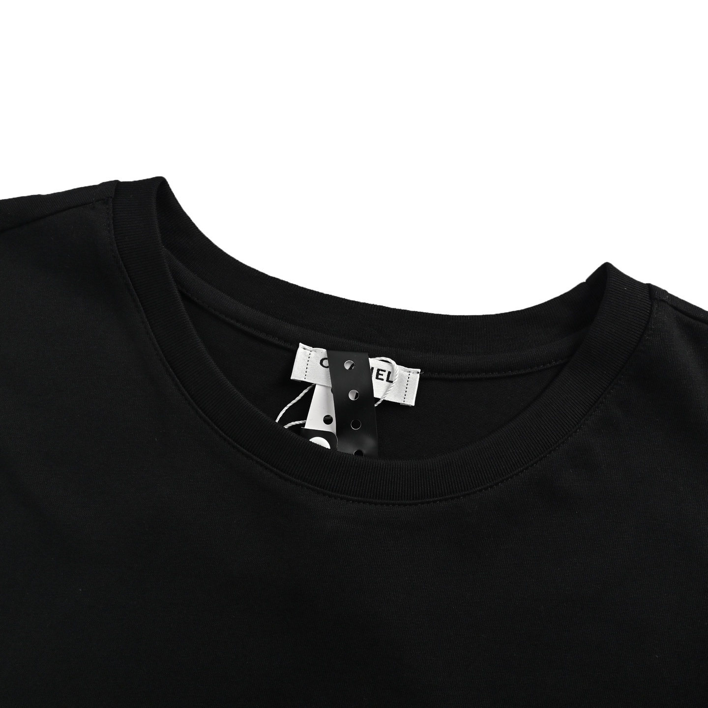 Chanel hand-painted graffiti letters short sleeve