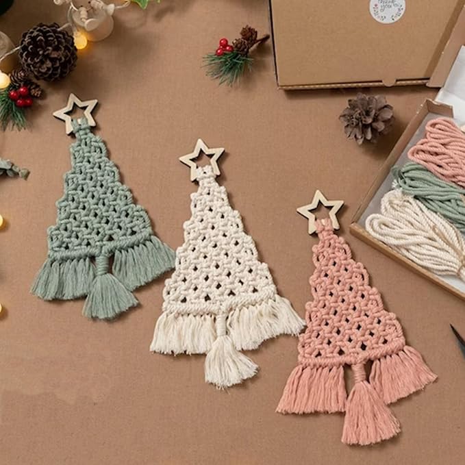 🌲🌲Luxury Knitted Christmas Tree DIY Kit -3 pack
