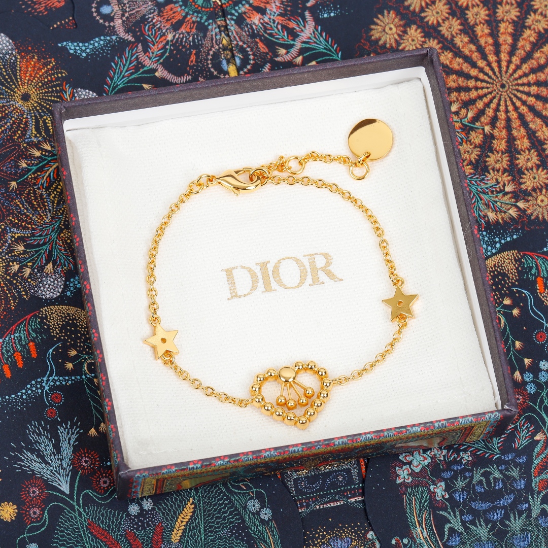 Dior Valentine's Day Heart Bracelet