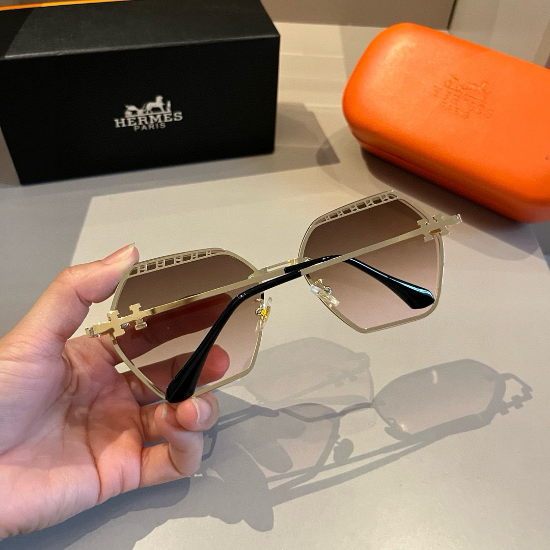 Hermes Square Frame Sunglasses