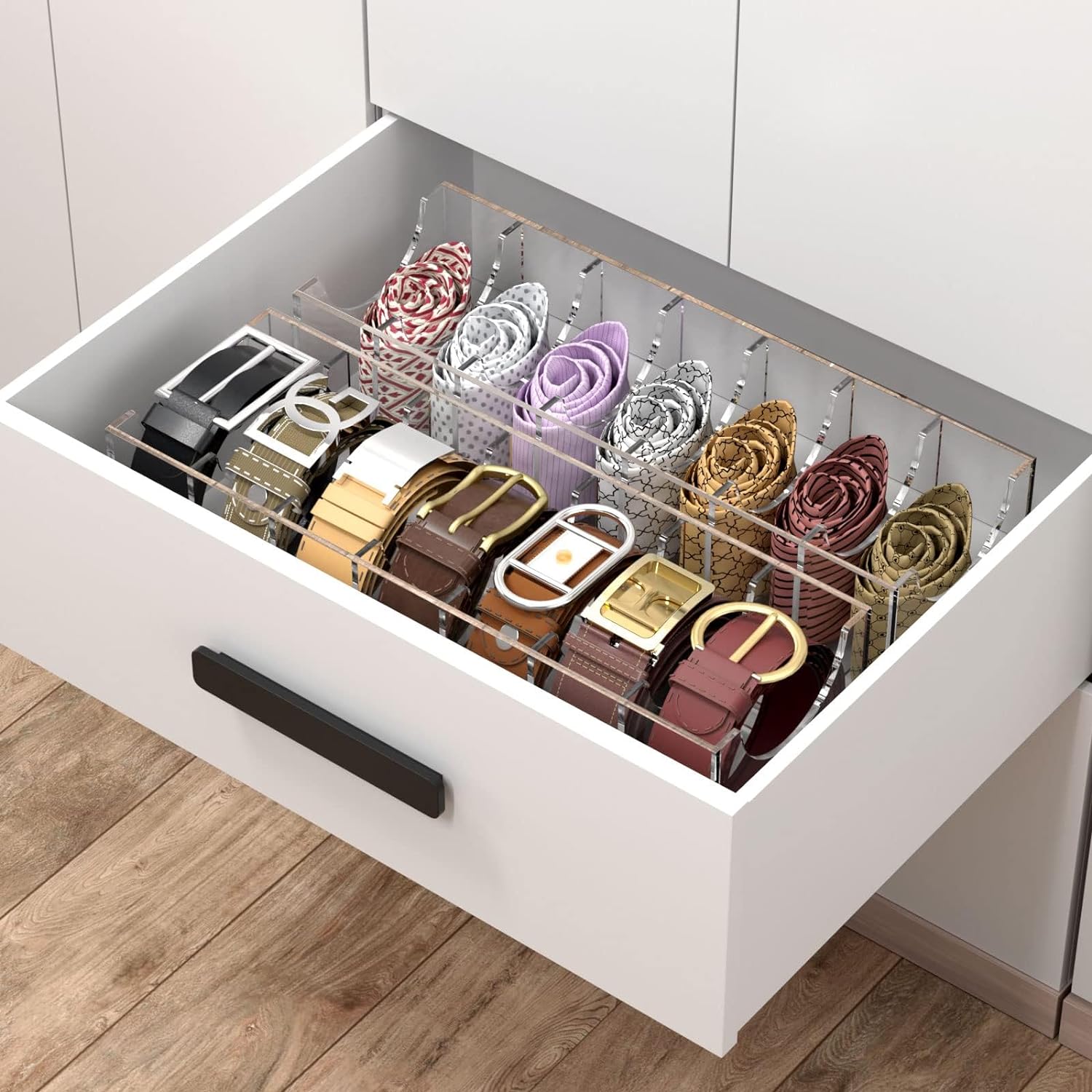 🤩Acrylic Belt Storage Holder for The Closet