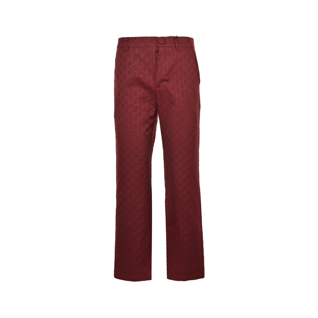 Gucci 24Fw Double G jacquard canvas trousers suit