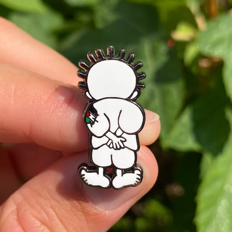 Watermelon Poloroid Hard Enamel Pin