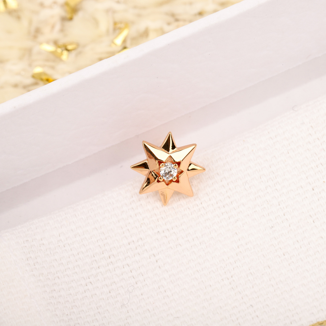 Dior eight-pointed star earrings