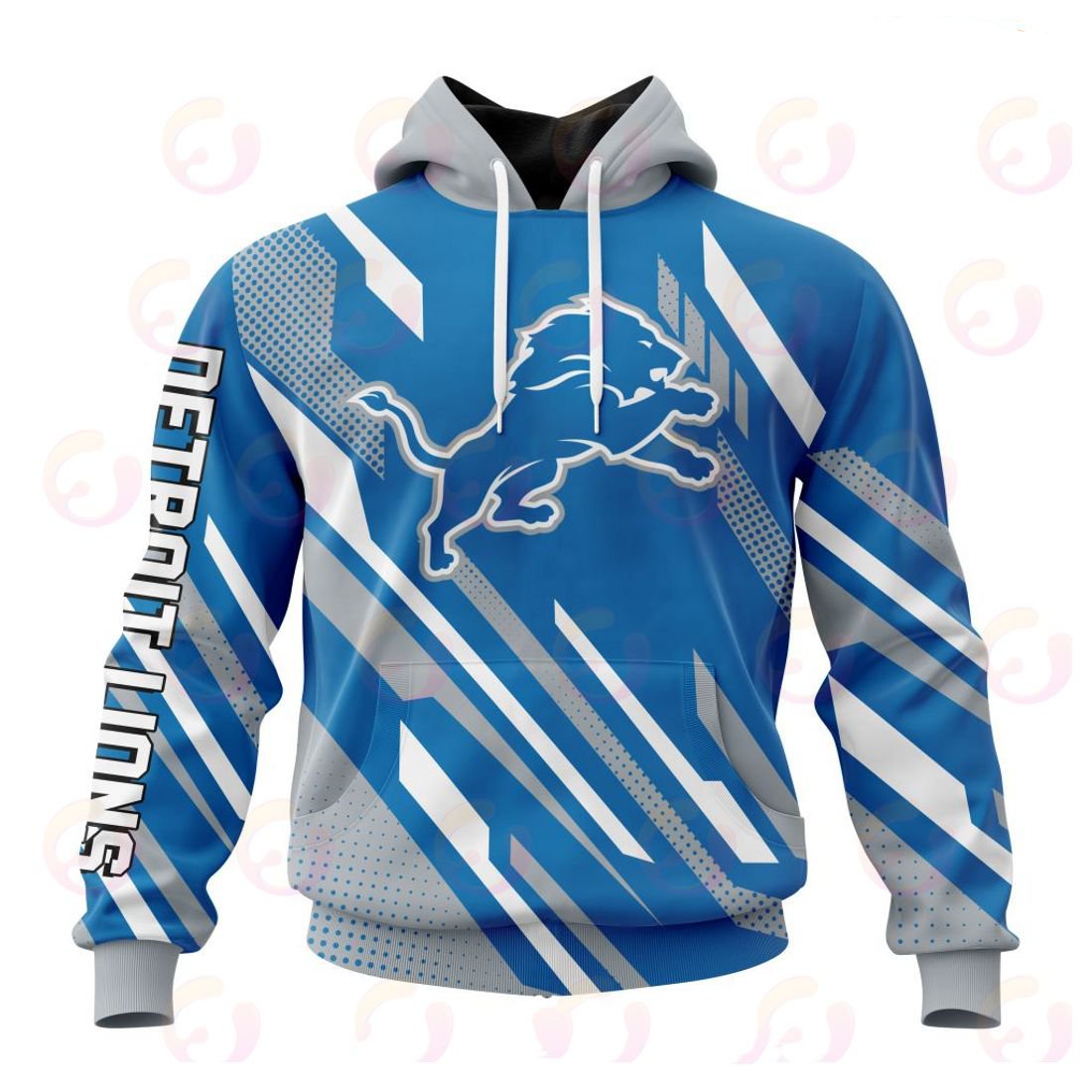 DETROIT LIONS 3D HOODIE SPECIAL MOTOCROSS CONCEPT