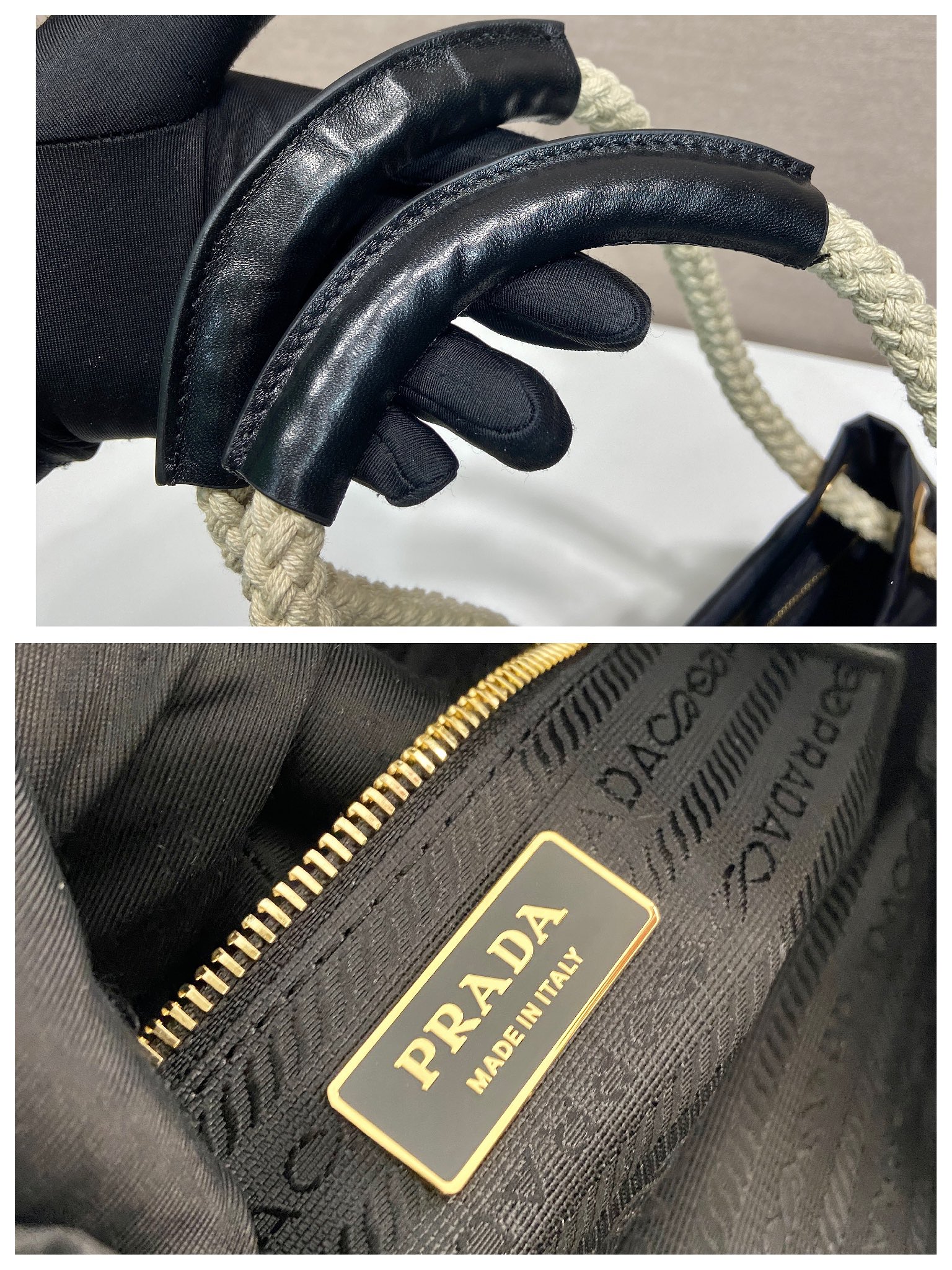 Prada Re-Nylon Nylon Handbag 1BE082