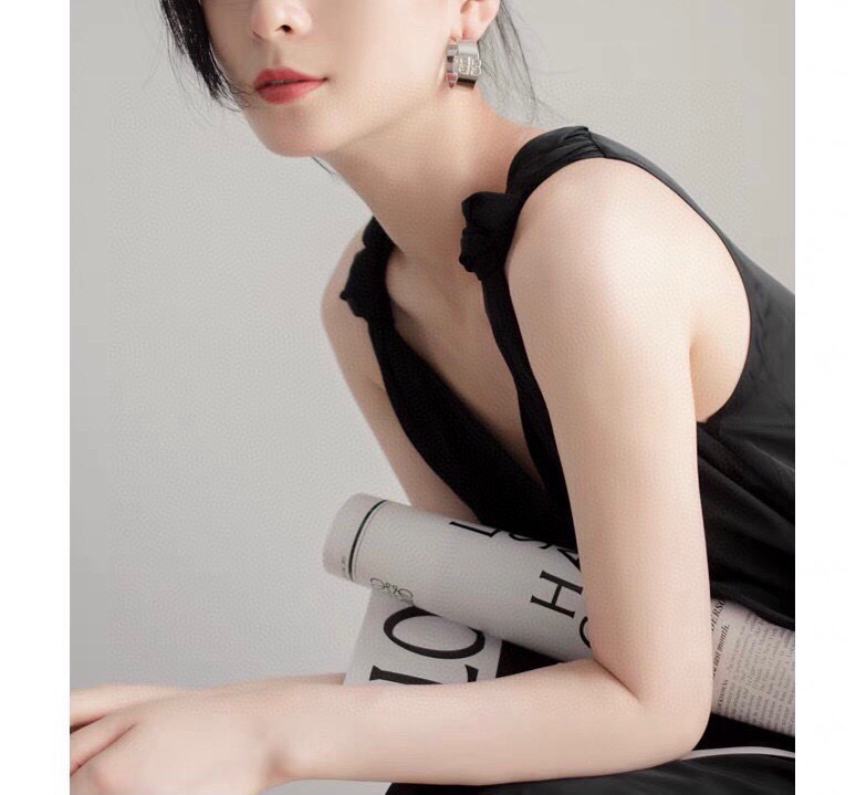 Balenciaga BB Hoop Earrings