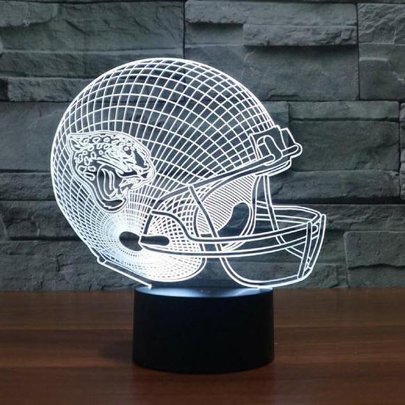 JACKSONVILLE JAGUARS 3D LED LIGHT LAMP