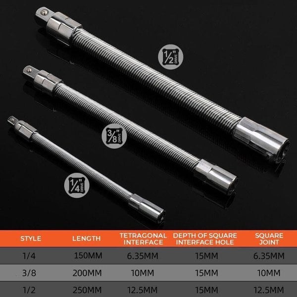 🔥Last Day Promotion - 50% OFF🔥 Electric Wrench Sleeve Universal Extension Rod  - Buy 2 Get 10% Off