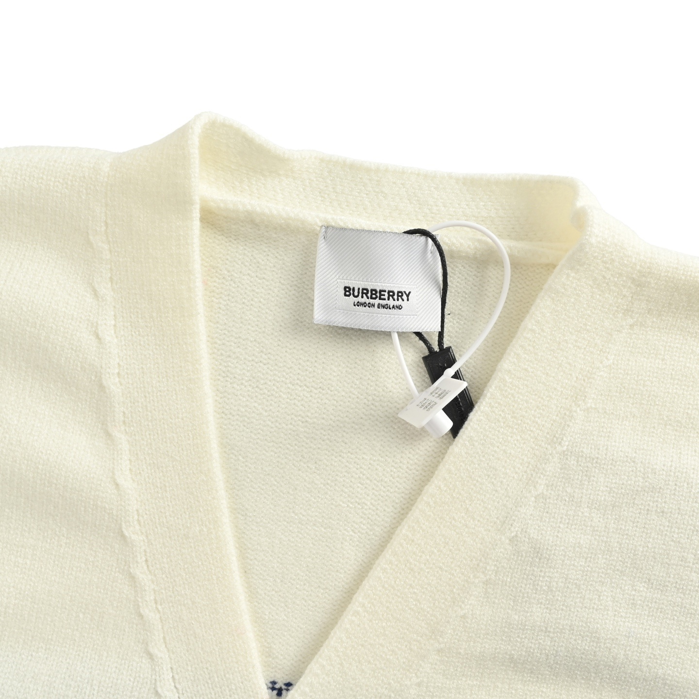 Burberry 25Fw Warhorse Jacquard Cardigan Sweater