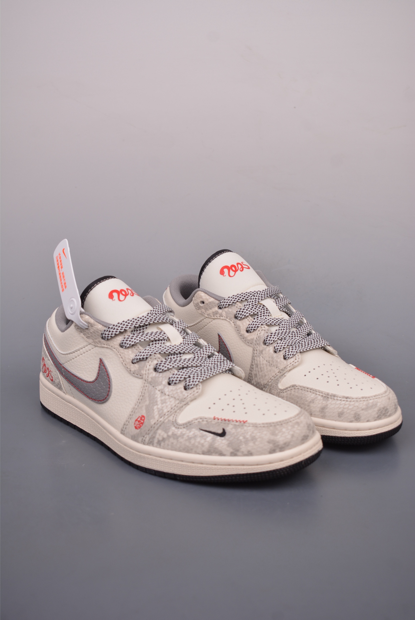 Nike Air Jordan 1 Low OGAJ1 Beige Red 2025 Year of the Snake SJ9950-056