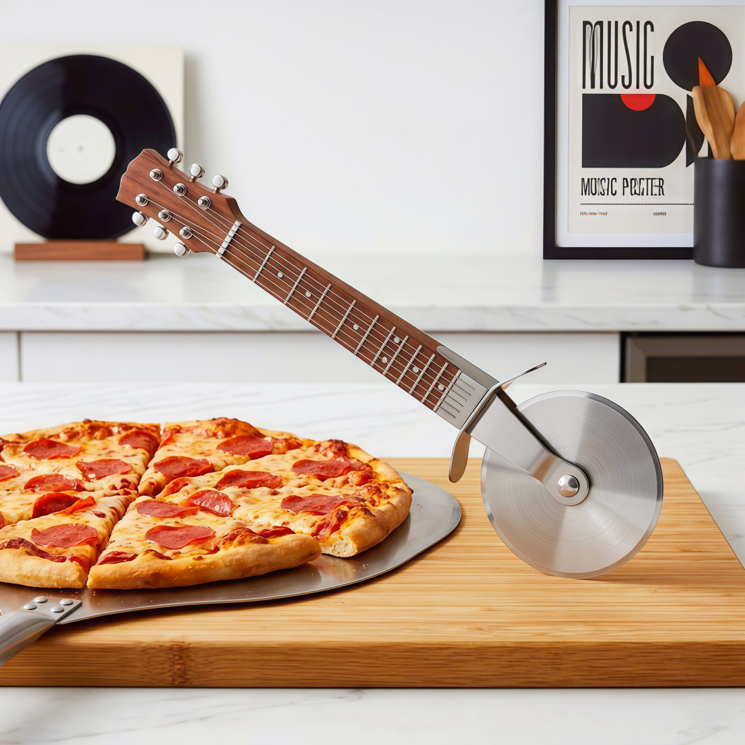 Guitar Pizza Cutter