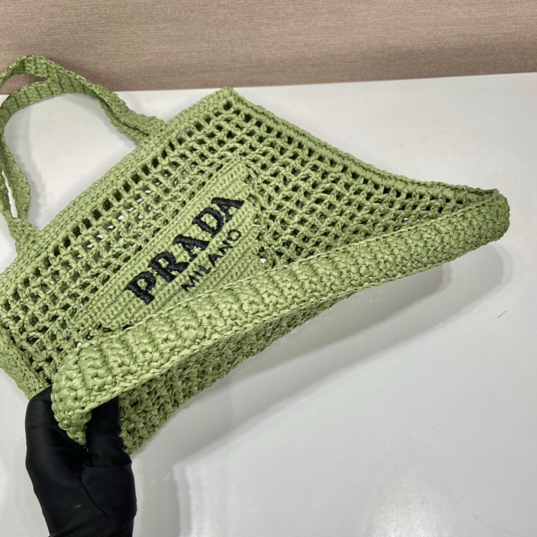 Prada Raffia Tote Bag 1BG393