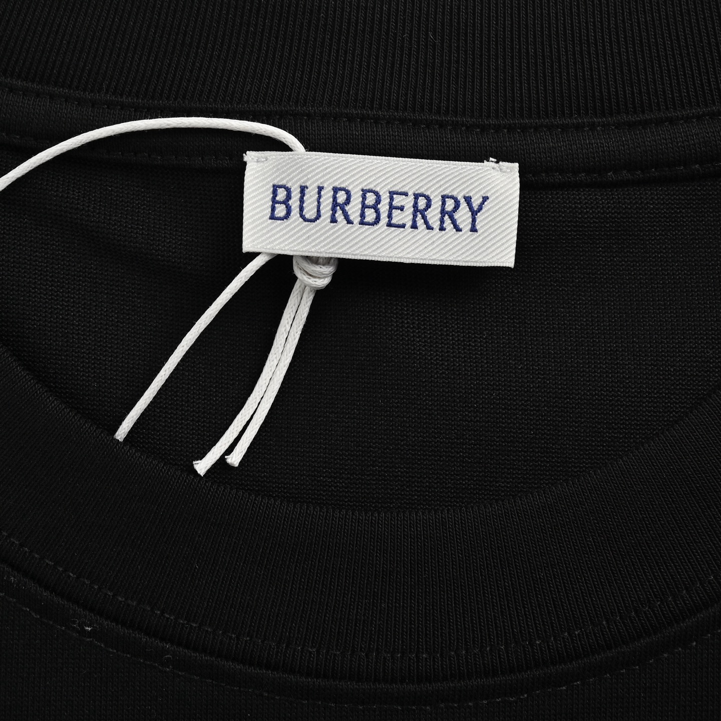 Burberry 25ss laminated blue letter print short sleeves