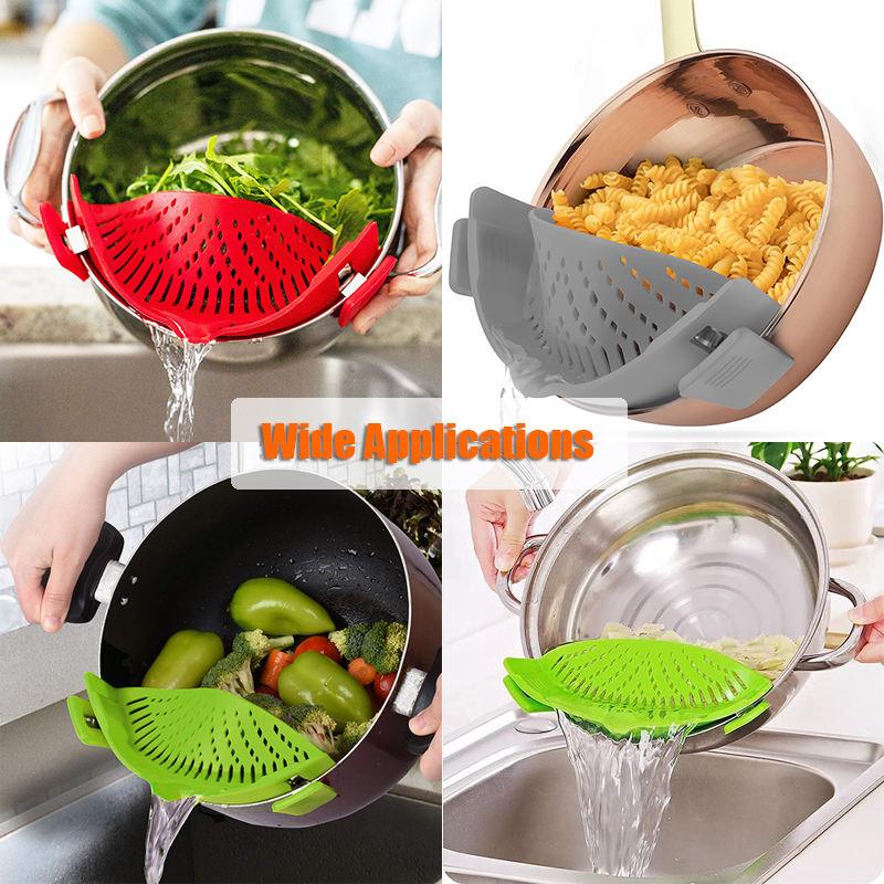 🔥Mother's Day Sale 50%-Pot Strainer and Pasta Strainer-BUY 3 GET 2 FREE  & FREE SHIPPING🔥