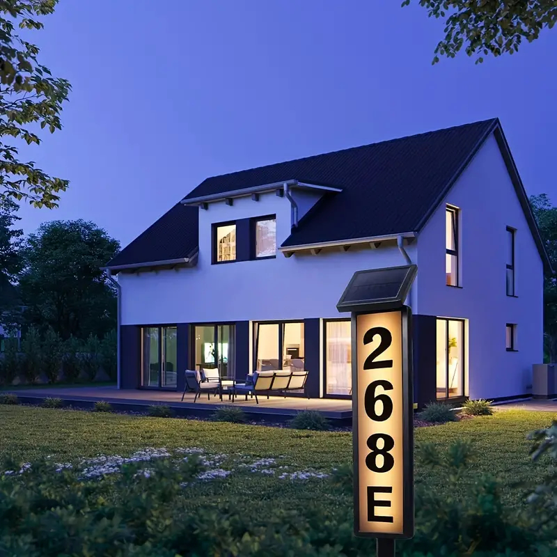 🔥On Sale🔥Solar Lighted House Address Numbers Sign💥Buy 2 Sets Get 10% OFF & Free Shipping