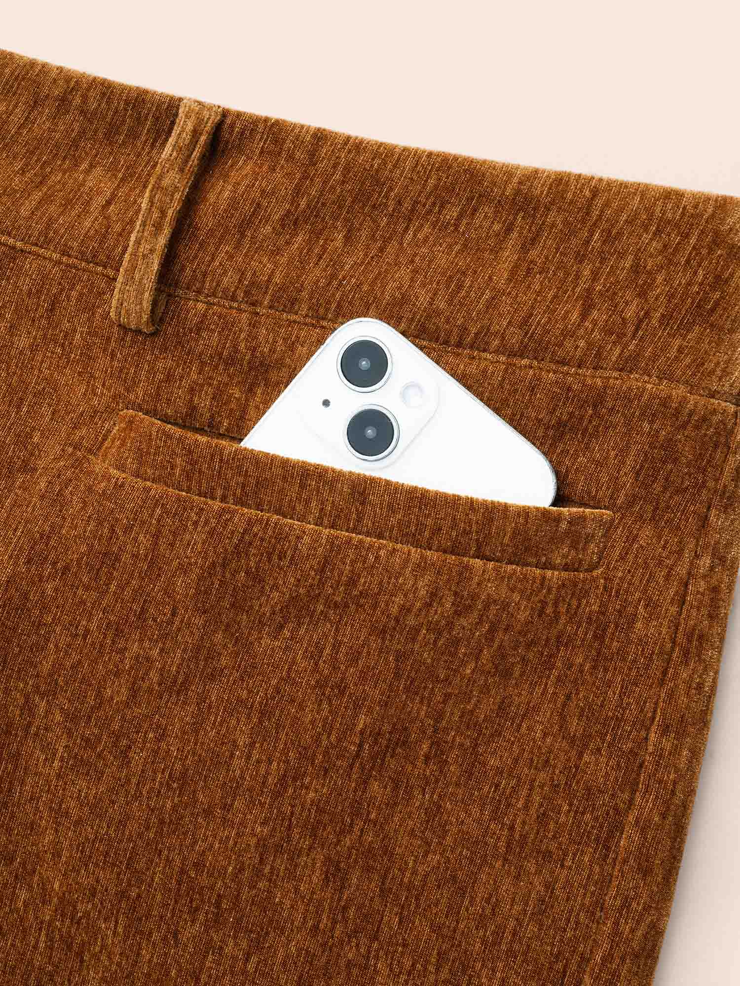 Mid Rise Button Up Straight Leg Pants