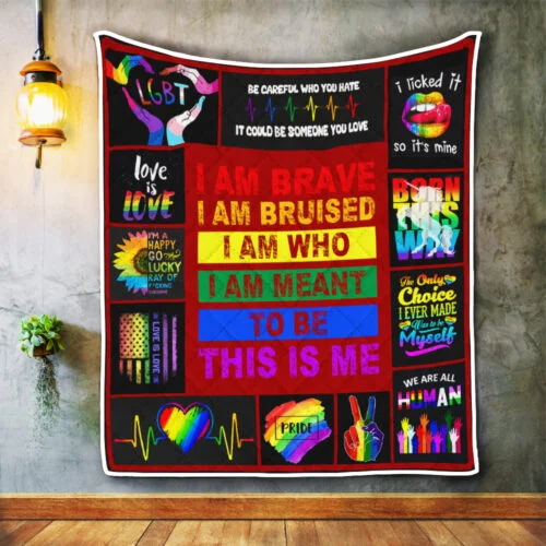 LGBT Pride. This Is Me Quilt Blanket